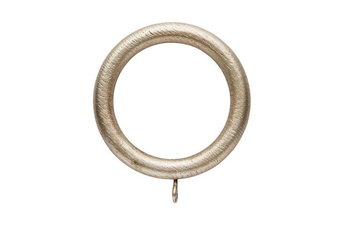 Hallis Ashbridge 45mm Champagne Gold Wooden Rings