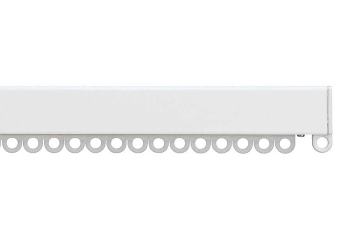 Silent Gliss 1080 White Uncorded Metal Curtain Track