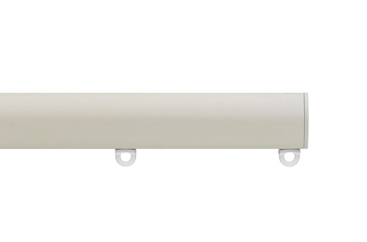 Silent Gliss 30mm Metropole Flush End Cap Ecru Curtain Pole