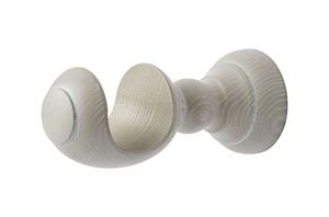 Hallis Ashbridge 45mm Heritage Grey Sezincote Wooden Curtain Pole - Thumbnail 2