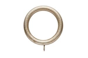 Hallis Ashbridge 45mm Champagne Gold Wooden Rings - Thumbnail 1