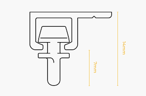 Silent Gliss 1025 Uncorded Ceiling Fix Aluminium Curtain Track - Thumbnail 3