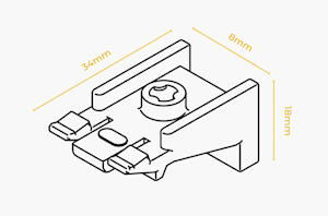 Silent Gliss 1090 Uncorded Aluminium Curtain Track - Thumbnail 4