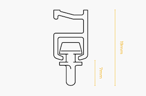 Silent Gliss 1090 Uncorded Aluminium Curtain Track - Thumbnail 2