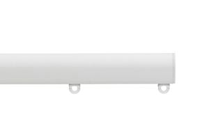 Silent Gliss 30mm Metropole Flush End Cap Matt White Curtain Pole - Thumbnail 1