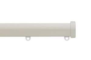 Silent Gliss 30mm Metropole Stud End Cap Ecru Curtain Pole - Thumbnail 1