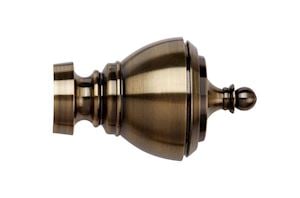 Speedy 35mm Vienna Finial Antique Brass