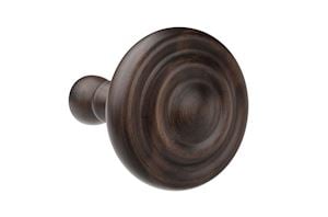 Swish Naturals Dark Walnut Wooden Curtain Holdback - Thumbnail 1